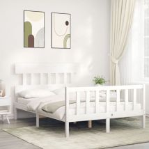 Furniture Limited - Giroletto senza Materasso Bianco 140x200 cm