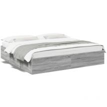Giroletto Grigio Sonoma 200x200 cm in Legno Multistrato