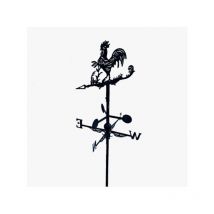 Girouette de toit graphique modèle Coq avec support universel