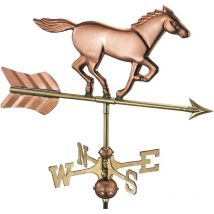 Girouette en cuivre Cheval