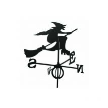 Outils Et Nature - Girouette sorcière en fer forgé grand modèle
