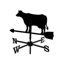 Outils Et Nature - Girouette Vache en fer forgé petit modèle