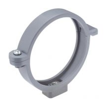 Girpi - Collier à charnières pvc gris Ø200mm - XCAB200