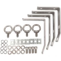 4pcs charges de chargement remplacer le camion à fentes Bar transversale 304 en acier inoxydable pour les skis de bois de chauffage - Gistuch