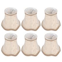 Gistuch - 6 pcs tissu lampe à lampe à lampe de lampe à lampe de la lampe à lustre pour décoration de maison Accessoires légers
