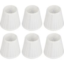Gistuch - 6pcs tissu lustre à la lampe à lampe à lampe de lampe à lampe à la lampe pour le salon Décor d'htel de la chambre à coucher