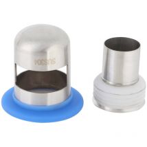 Drain de sol de douche en acier inoxydable, noyau de goulotte de Drainage de salle de bains épais (Large304 court) - Gistuch