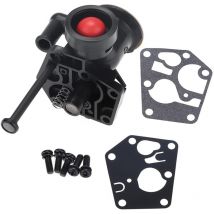 Kit Carburateur Métallique pour Tondeuse à Gazon avec Matériel d'Installation compatible avec Briggs & Stratton 499809 498809A 494406 - Gistuch