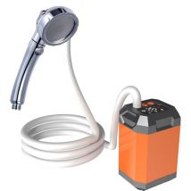 Kit Douche de Camping, Camping Douche Portable, 9000mAh Pompe de Douche Électrique Rechargeable avec Affichage Intelligent de Température et Pression