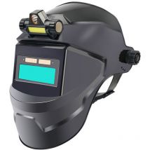 Masque de soudage, à énergie solaire, masque de soudure à obscurcissement automatique pour protection du visage des yeux - Gistuch