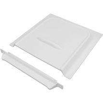 Gistuch - Panneau de glissière blanc de porte d'écran de 12 pouces pp pp Blanche pour la caravane Motor Home Cargo