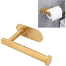 Porta carta igienica, Porta carta igienica a parete, Porta carta igienica in acciaio inossidabile 304, Porta carta igienica autoadesiva senza