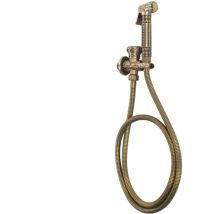 Pulvérisateur de toilettes Antique, pulvérisateur de Bidet portatif professionnel avec tuyau Flexible pour salle de bains, jardin extérieur - Gistuch