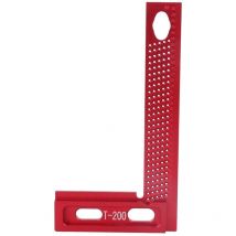 Gistuch - Règle de trou, outil de mesure, accessoire pour le travail du bois, alliage d'aluminium résistant à l'usure et à la rouille