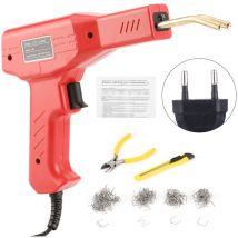Saldatrice per plastica, Riparazione pistola saldatrice, Cucitrice a caldo da 50 w, Kit di riparazione paraurti per auto, Saldatura plastica per