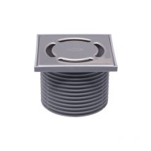 Gitterhalter D 110mm/123x123mm, Edelstahlgitter 115x115mm, Primus Blauer Geruchsverschluss Mit Quadratischem Deckel Für Baustell
