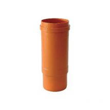 Giunto di dilatazione in pvc rosso con guarnizione al labbro Diam. 100
