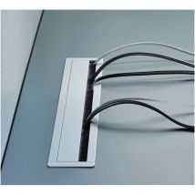 Passe-câbles en Zamak Modèle Giuseppe 180X49,5 Noir Mat