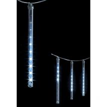 Rideau de façade extérieur 10 tubes blanc froid 100 led + transfo - Feeric lights & christmas