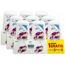 Glade - Ambientador absorbeolores en gel, aroma Lavanda, 9 unidades (Pack de 3)