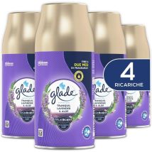 Glade - Automatic Spray Ricarica, Fragranza Lavanda E Gelsomino - Confezione Scorta 4x269ml