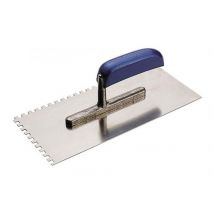 Glättekelle, Rechteckzahnung, 12 mm, 130 x 280 mm - 201112 - Triuso