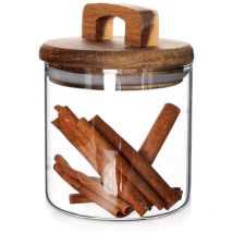 Glas für Lebensmittelaufbewahrung, Holzdeckel, 750 ml