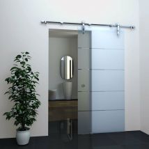 Glas Schiebetür STRIPES in 90 x 205 cm