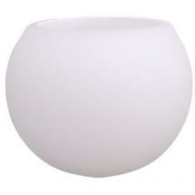 Glas Tulpe mini bola Mattes Weißes Opal 4,5x3,5 cm