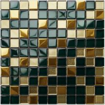 Innenmosaik Aus Glas Für Badezimmer Küche 30x30cm - Saint Patrick