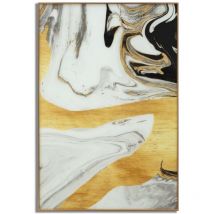 Glaspaneel mit geistlichem rahmen 80X3,5X120 cm