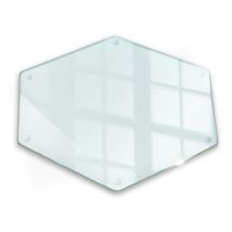 Glasschneideplatten - Schneidebrett aus Glas - Transparent - Herdabdeckplatten - Gehärtetes Glas – h40 cm
