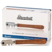 Glasschneider für Glasdicken von 3 - 6 mm flaches Holzheft