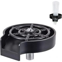 WAY - Glasspüler für Spüle, schnelle Reinigung für Weinglas, Wasserglas, Babyflasche, Tasse, Küchenspüle, einfach zu installierendes Zubehör (abs)