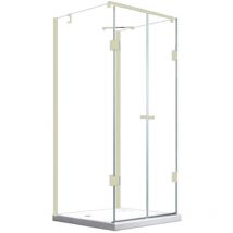 Glaswerk Westfalen- Emma 75x90x75cm U Duschkabine+dt- Weiß