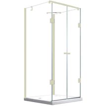 Glaswerk Westfalen- Emma 90x100x90cm U Duschkabine+dt- Weiß