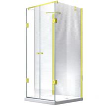 Glaszentrum Hagen - 120x80x195cm Cabine de douche Ares - sans bac de douche