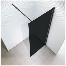 160x200cm Walk in Duschwand - Dusche - Duschabtrennung Grafit/Transparent - Glaszentrum Hagen