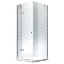 Glaszentrum Hagen - 80x80x195cm Cabine de douche Hestia - sans bac de douche