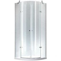 Glaszentrum Hagen - 90x90x195 cm - Poseidon Duschkabine Dusche Duschabtrennung - 6mm - esg Glas mit Duschwanne