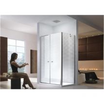 Glaszentrum Hagen - 90x90x195cm - Cabine de douche Atheme - 8mm/6mm - sans receveur de douche