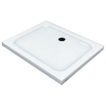 Glaszentrum Hagen - Acryla' 90x75x5 cm Receveur de douche plat rectangle blanc