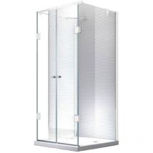 Ares - 90x90x180cm - Box Cabina - Doccia U-Forma Bagno in Cristallo - 8mm - Glaszentrum Hagen
