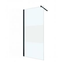 Glaszentrum Hagen - Parete doccia walk-in - Jade-BK Satinato Centro trasparente 10mm 100x200cm