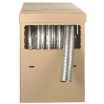 Glatter Schlauch aus Edelstahl 316, 25m Ø180mm Joncoux 652518