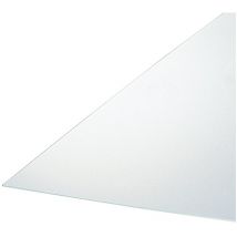 Glattes und transparentes synthetisches Glas - Farben - durchscheinend, Dicke - 5 mm Breite - 100 cm Länge - 100 cm Oberfläche in - 2