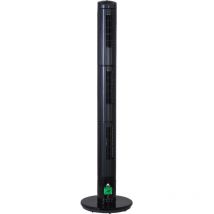 Symphony - glaziar Ventilateur colonne Brisa 3 Noir - 25W - 3 turbines 750m3h/h - Noir