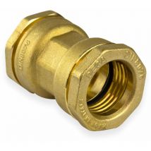 Sferaco - Caleffi Messing Pe Rohr Verschraubung Kupplung 40 X 40 Mm Muffe Klemmverbinder