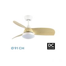 Lüfter dc atomo 24w white 3aspas beech 91d 2640l 6vel 3000k,4000k,6000k remote+memory+timer