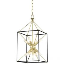 Glendale 9 Light Pendant Brass, Metal